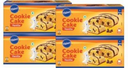Pillsbury Vanilla Cookie Cake  (552 g, Pack of 4)