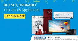 Appliances upto 50% off +upto Rs. 2000 off on Prepaid Transaction + 10% off (HDFC Cards) + Exchange Offer