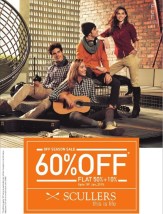  Scullers Men’s & Women's Clothing Min 50% and upto 70% offf from Rs. 389 at Amazon