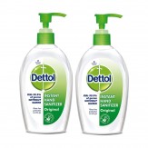 Dettol Original Instant Hand Sanitizer - 200 ml (Pack of 2)