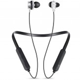 boAt Rockerz 305 On-Neck Wireless Bluetooth (V4.2) Earphones HD Sound, Dual Dynamic Drivers (8mm & 6mm) and IPX 5 Sweat and Water Resistance, Integrated Controls & in-Built Mic (Black)
