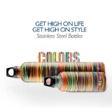 Hot Muggs Colors Large(640 ml) & Small(380 ml) Stainless Steel Bottle,2Pieces Rs 670 at Amazon
