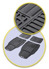 Michelin Style 965 Universal Foot Mat for Car (Set of 4, Black) Rs 1670 at Amazon