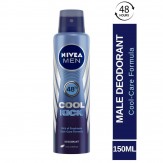 Nivea Cool Kick 48 Hour Deodorant for Men, 150ml
