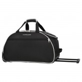 Kamiliant by American Tourister Alps Wheel Duffle Polyester 52 cms Black Travel Duffle (KAM ALPS WHD 52CM - Black)