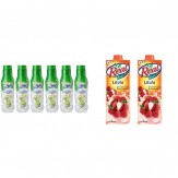 Real Activ Coconut Water 200ml (Pack of 6) and Real Fruit Power Litchi 1L(Pack of 2)