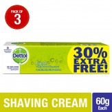 Dettol Fresh Shaving Cream - 78g (Pack of 3)