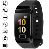 Bigowl Smart Fitness Watch Band, Smart Wristband Bracelet for Bluetooth Andriod and iOS- Black
