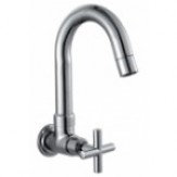 Hindware F120021CP Axxis Sink Tap with Swivel Spout Wall Mounted Model (Chrome)