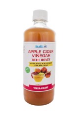 Healthvit Apple Cider With Honey Natural 500ml Rs 210 at Amazon