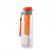 Cello Infuse Plastic Water Bottle, 800ml, Orange