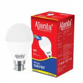 Ajanta Quartz2 Base B22 9-Watt LED Bulb (Pack of 2, White)