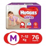 Huggies Wonder Pants Diapers, Medium (Pack of 76)