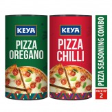 Keya Pizza Seasoning Combo Pack of Italian Pizza Oregano (80G) and Italian Pizza Chilli