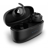 boAt Airdopes 411 True Wireless Earbuds (Bluetooth V5.0) with Sleek Design and a Carrying Case (500mAh), Multi-Function Button with Voice Assistant and in-Built mic (Black)