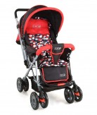 Luvlap Baby Stroller Pram Sunshine Red/Black
