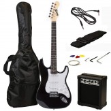 RockJam RJEG02-SK-BK Electric Guitar Starter Kit (Black)
