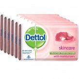 Dettol Skincare Soap, 125 g (Pack Of 6)