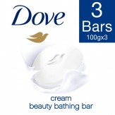 Dove Cream Beauty Bathing Bar, 100g (Pack of 3)