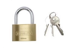 Stanley Solid Brass Standard Shackle Padlock - 60mm Rs. 534  at  Amazon