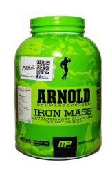 MP Arnold Schwarzenegger Series Iron Mass - 5 lbs (Chocolate Malt) at Amazon