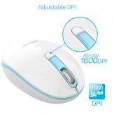 Portronics POR-015 Toad 11 Wireless Mouse (Blue)