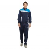 Shiv Naresh 459A-NCW Polyester Tracksuit (Navy/Cyan/White)