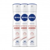 Nivea Whitening Talc Touch Deodorant, 150 ml (Pack of 3)