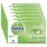 Dettol Soap - 100 g (Pack of 6, Aloe Vera)