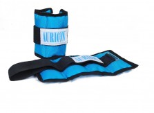 Aurion ANKL-B-1 Canvas Ankle and Wrist Weights, 2Kg (Black/Blue)