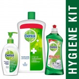 Dettol Handwash Original - 900 ml with Dettol Sanitizer Original - 200 ml and Dettol Kitchen Gel Lime - 750 ml