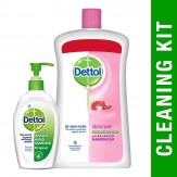 Dettol Skincare Liquid Soap Jar - 900 ml and Dettol Sanitizer - 200 ml
