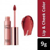 Lakme 9 to 5 Weightless Mousse Lip and Cheek Color, Crimson Silk, 9 g