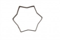 Tosaa Aluminium Cake Multi Mould Set, Set of 12, Silver