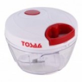 Tosaa Plastic Pull Chopper Bowl, 500ml, Multicolour