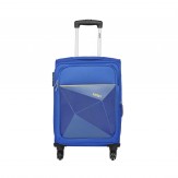 Safari Polyester 67 cms Blue Softsided Check-in Luggage (PRISMA654WBLU)