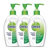 Dettol Sanitizer Regular - 200 ml (Pack of 3)
