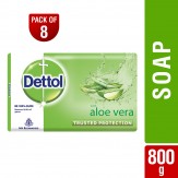 Dettol Soap - 100 g (Pack of 8, Aloe Vera)