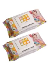 Mee Mee Premium Alcohol-Free Baby Wet Wipes (80pcs) (Pack of 2) Rs. 251  Amazon