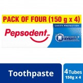 Pepsodent Germicheck Plus Cavity Protection Toothpaste - 150 g (Pack of 4)