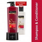 Tresemme Keratin Shampoo 580 ml and Conditioner 80 ml with Free Shower Radio