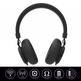 Ant Audio Treble 900 On -Ear HD Bluetooth Headphones with Mic (Carbon Black)