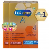 Enfagrow A+ Stage4 Nutritional Milk Powder - 200 g (Chocolate, Pack of 2)