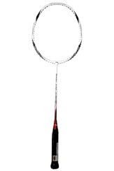 Li-Ning X101 Turbo Carbon Fiber Badminton Racquet, Size S2 (White/Red) Rs 2634 at Amazon