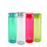 Cello H2O Round Plastic Water Bottle, 750ml, Set of 4, Assorted