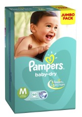 Pampers Medium Size Diapers Jumbo Pack (66 Count) At Amazon
