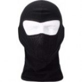 Autofy Full Face Mask for Bike Riders with Air Net (Black, Freesize)