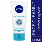 NIVEA Face Wash, Total Face Clean Up, 100ml