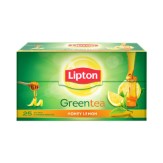 Lipton Honey Lemon Green Tea Bags, 25 pieces
