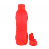 Cello Rugby Flip Polypropylene Bottle Set, 1 Litre, 4-Pieces, Red